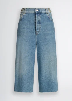 Bermuda ampi in denim