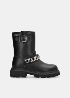 Biker boot con catena gioiello