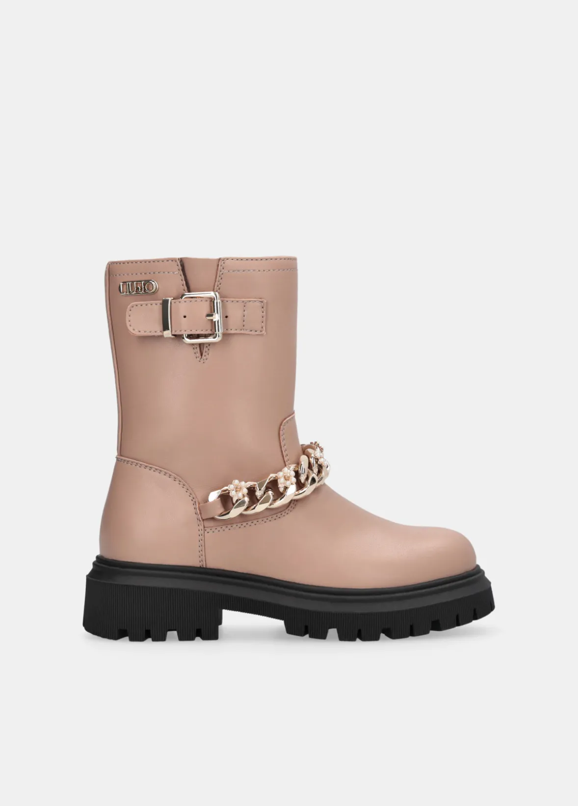 Biker boot con catena gioiello