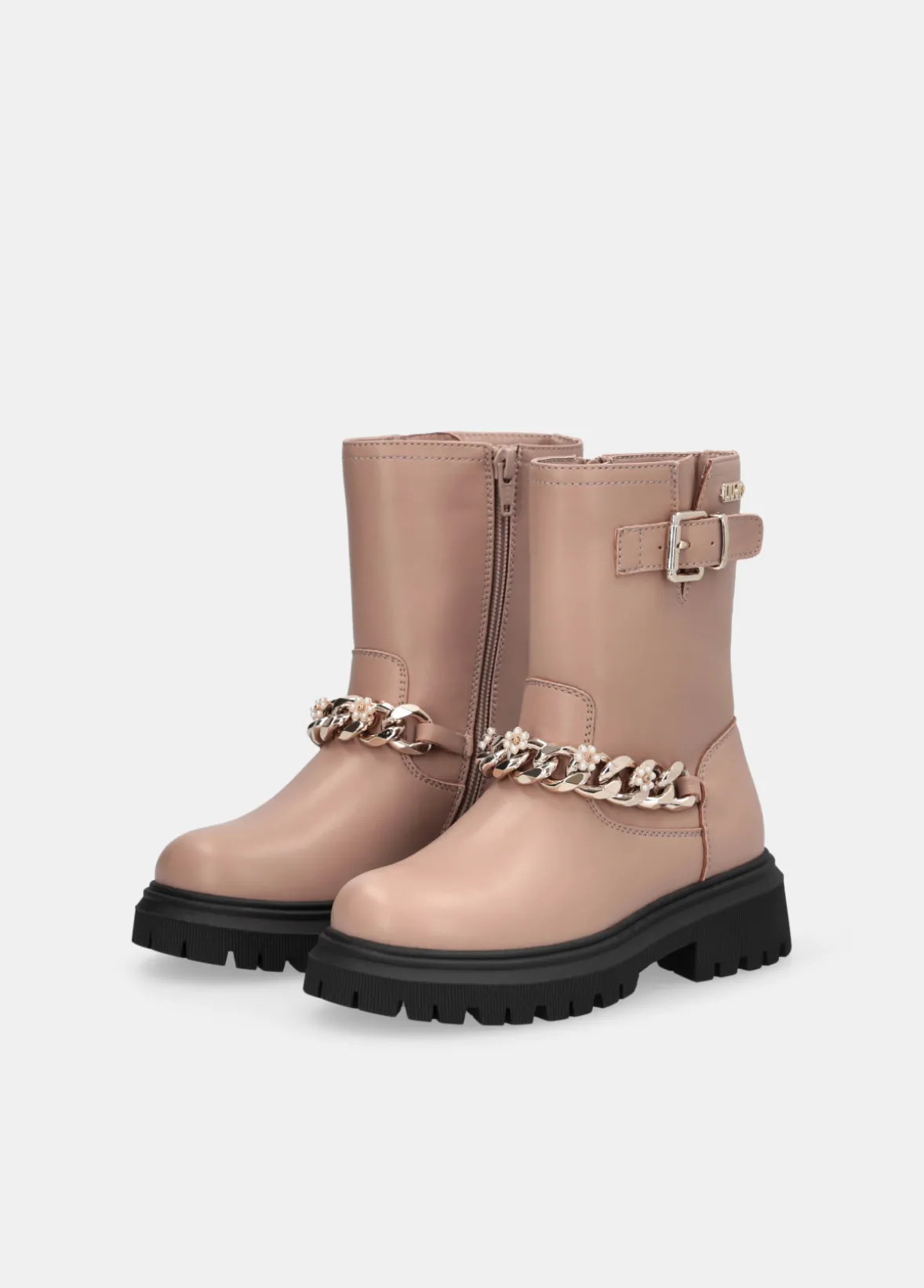 Biker boot con catena gioiello