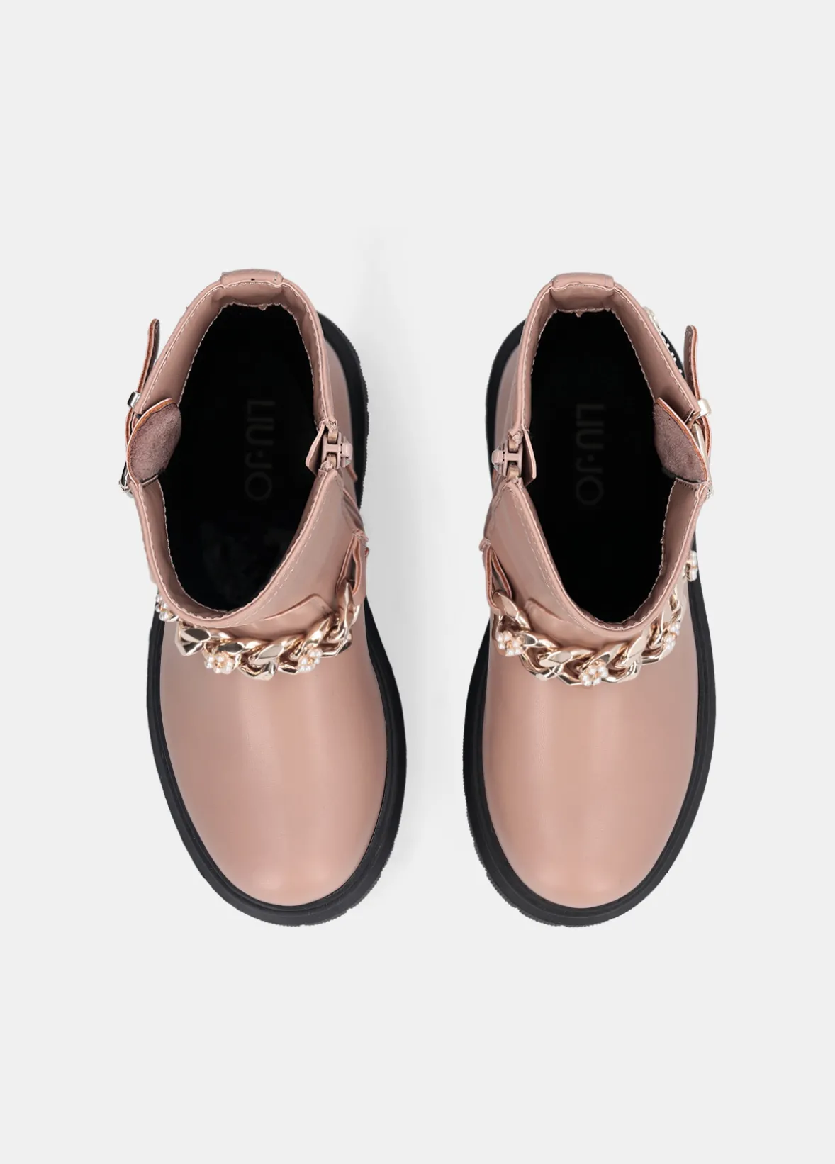 Biker boot con catena gioiello