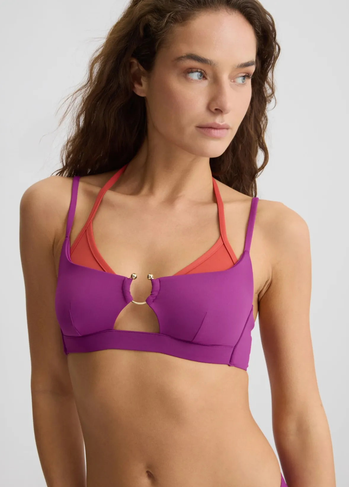 Bikini top e slip da mare