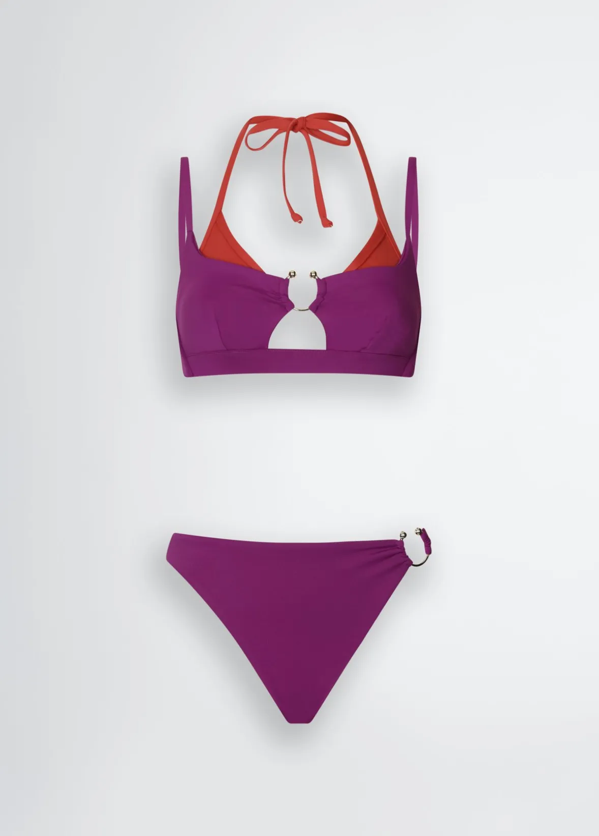 Bikini top e slip da mare