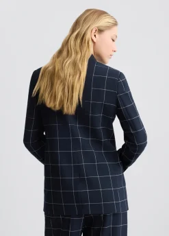 Blazer check doppiopetto