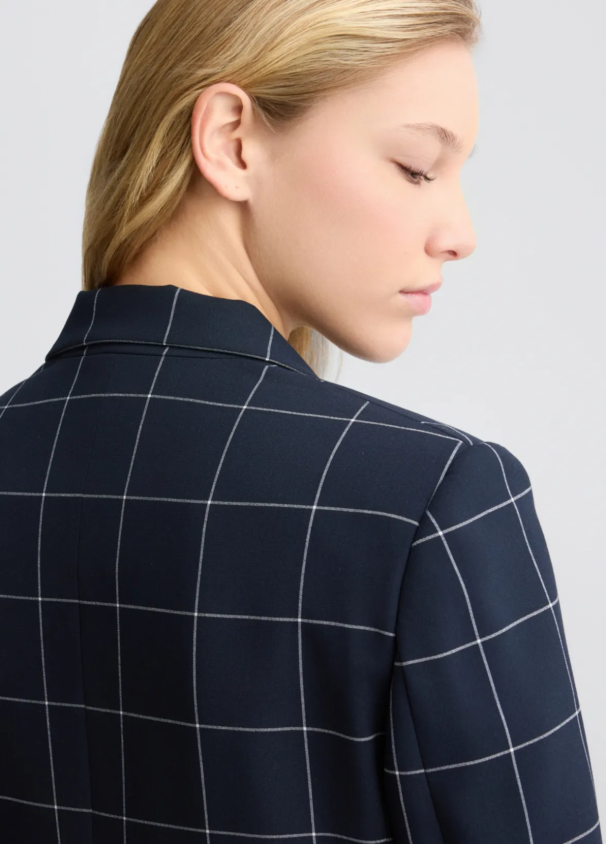 Blazer check doppiopetto