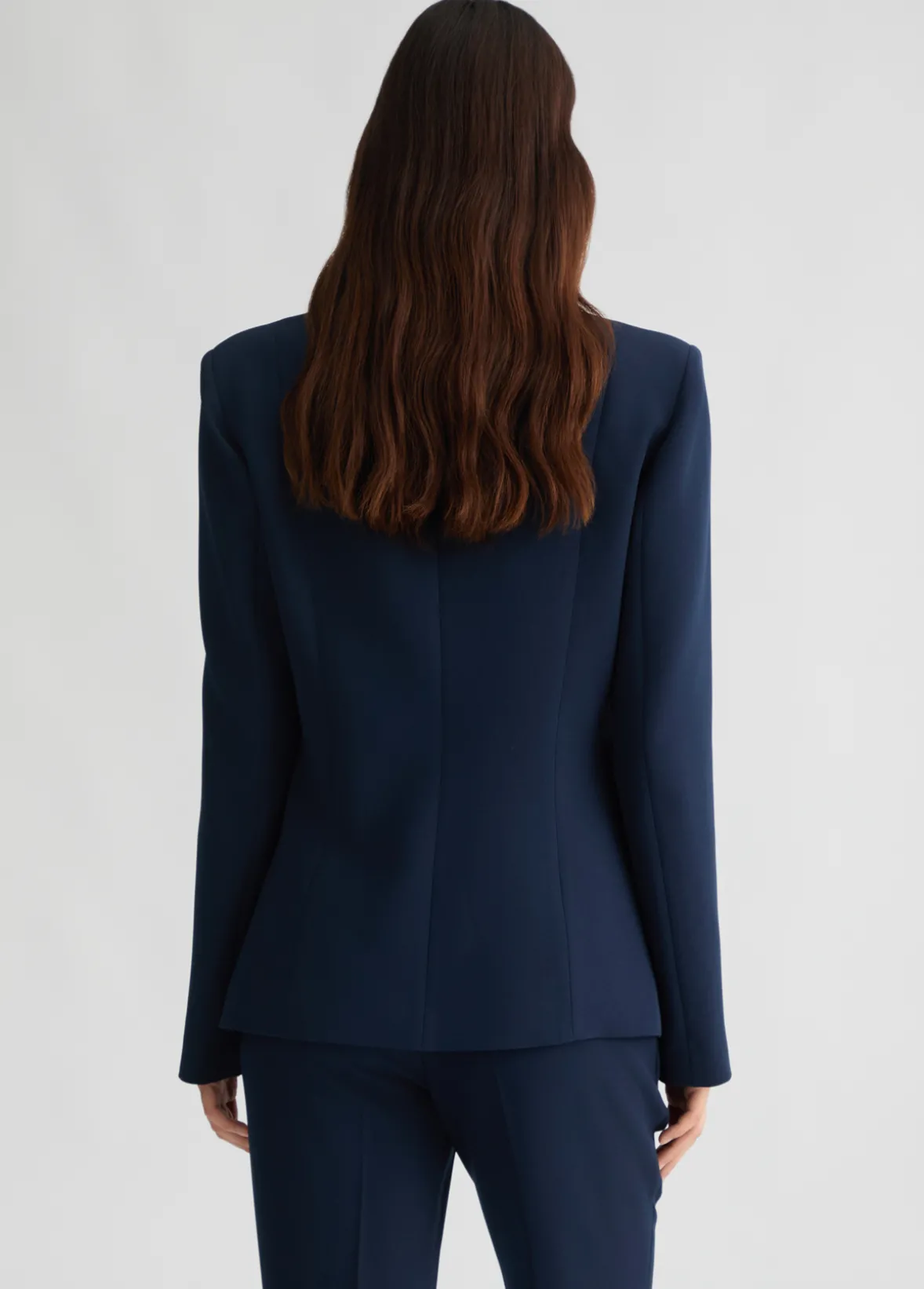 Blazer in cady crêpe