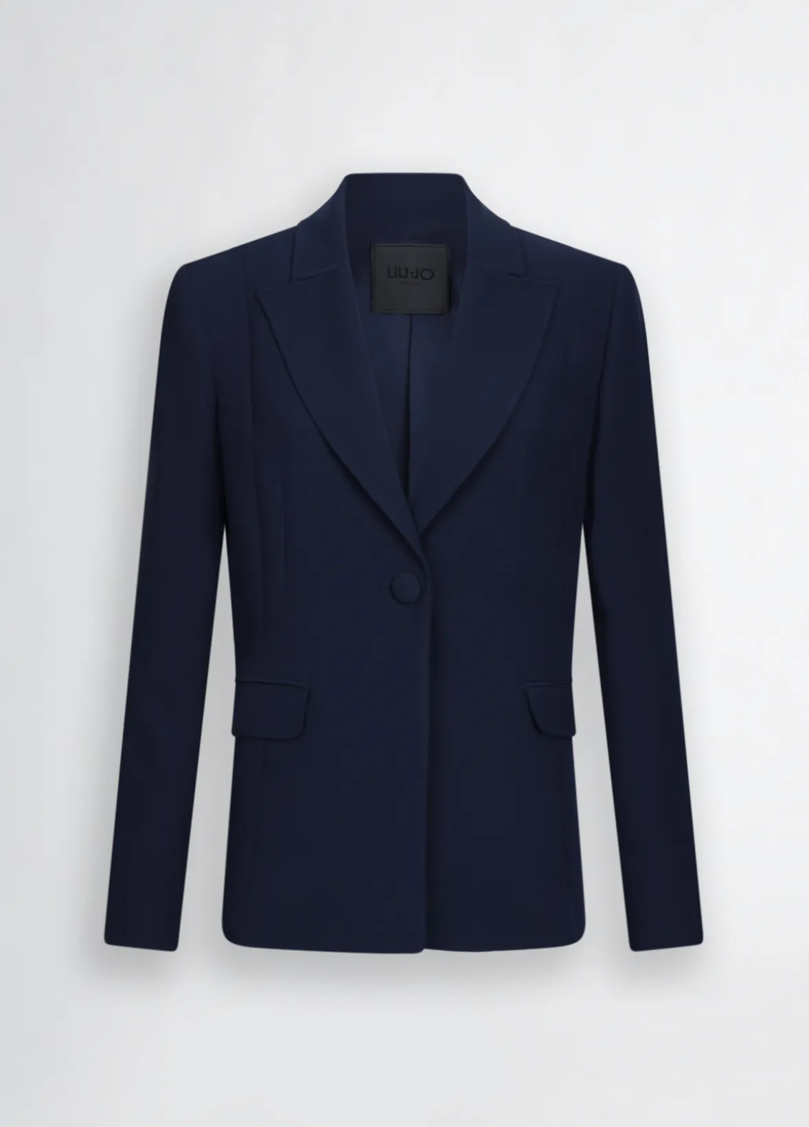 Blazer in cady crêpe