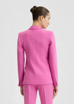 Blazer in cady crêpe
