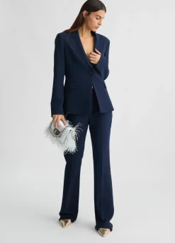 Blazer in cady crêpe
