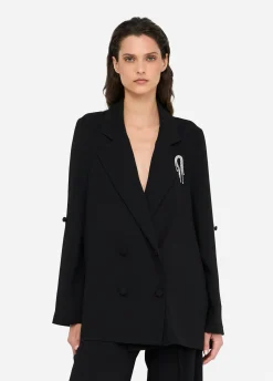 Blazer in envers satin
