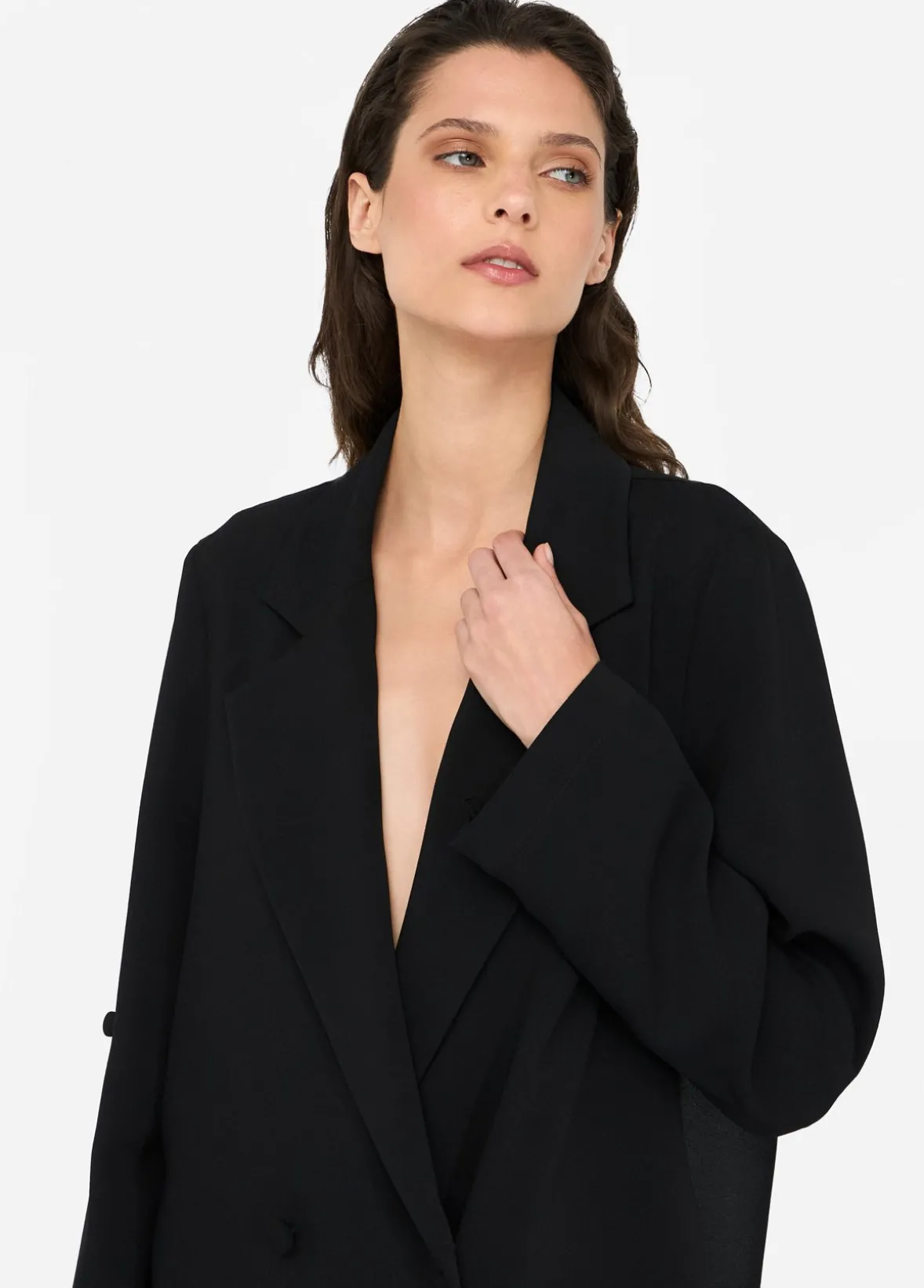 Blazer in envers satin
