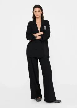 Blazer in envers satin