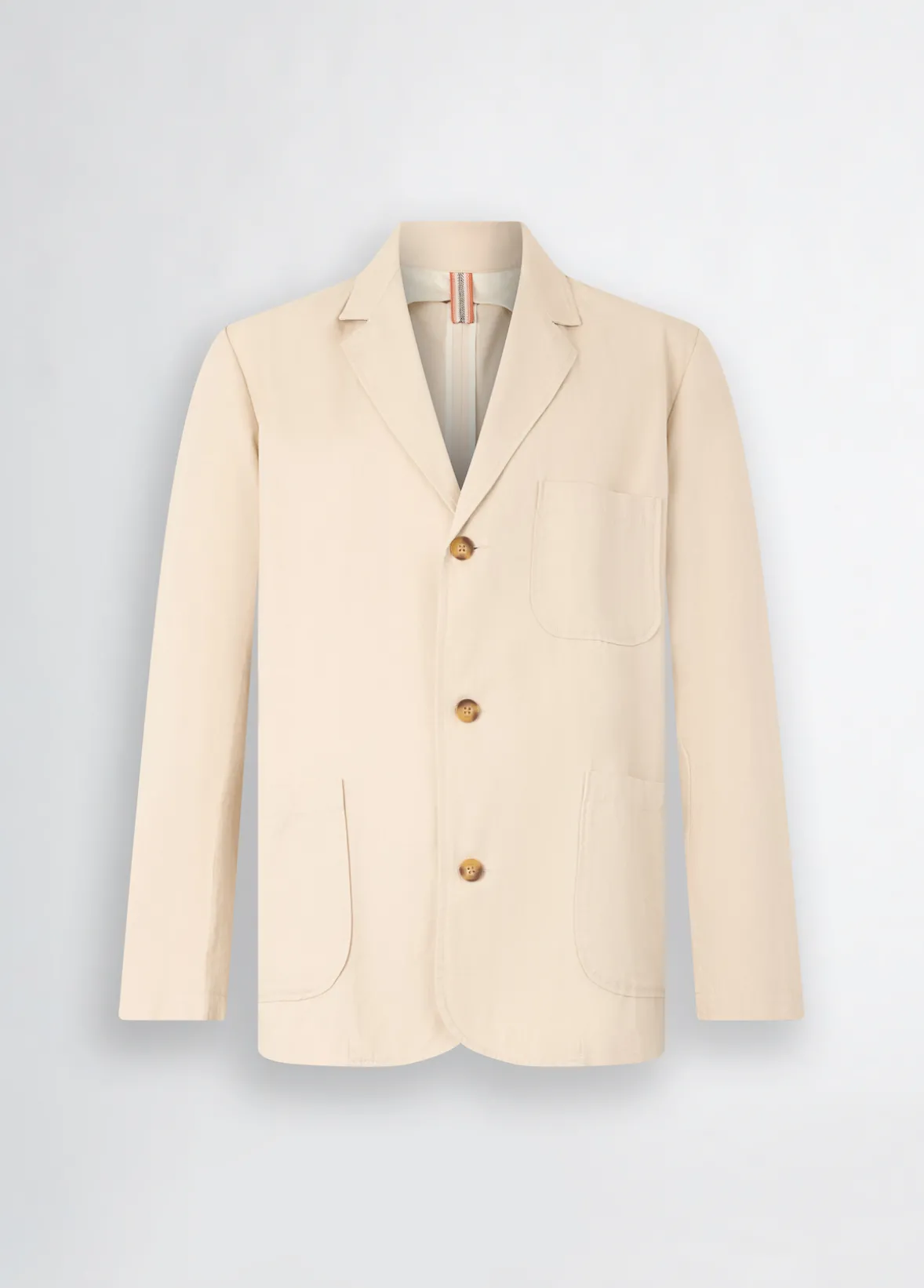 Blazer in lino e cotone
