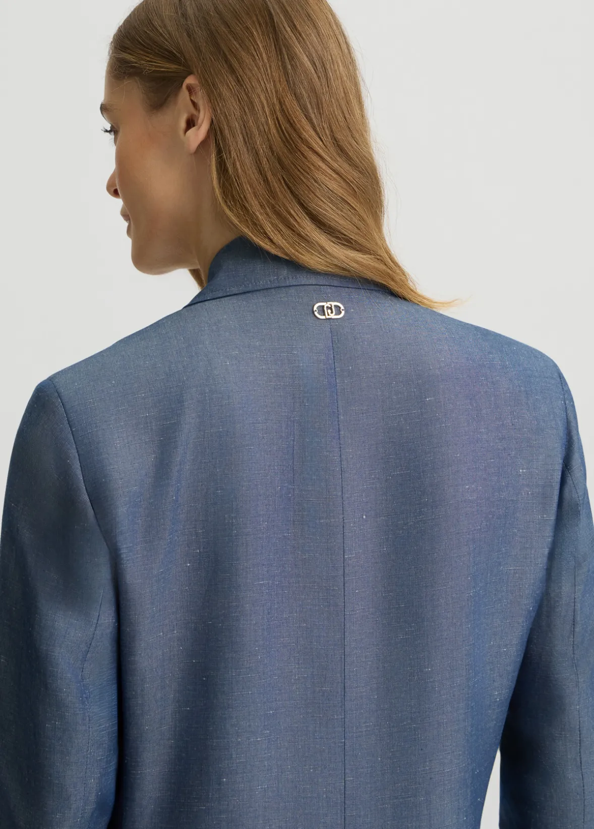 Blazer in misto lino