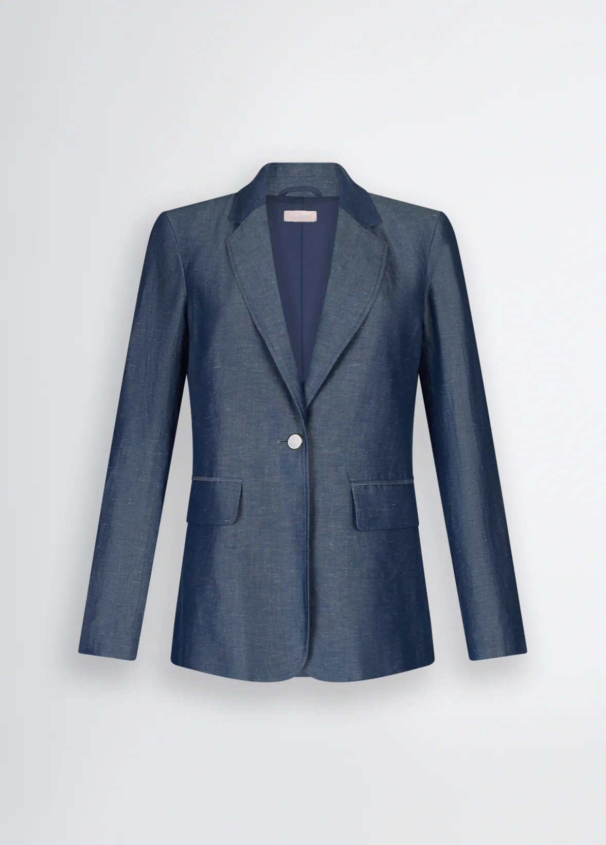 Blazer in misto lino