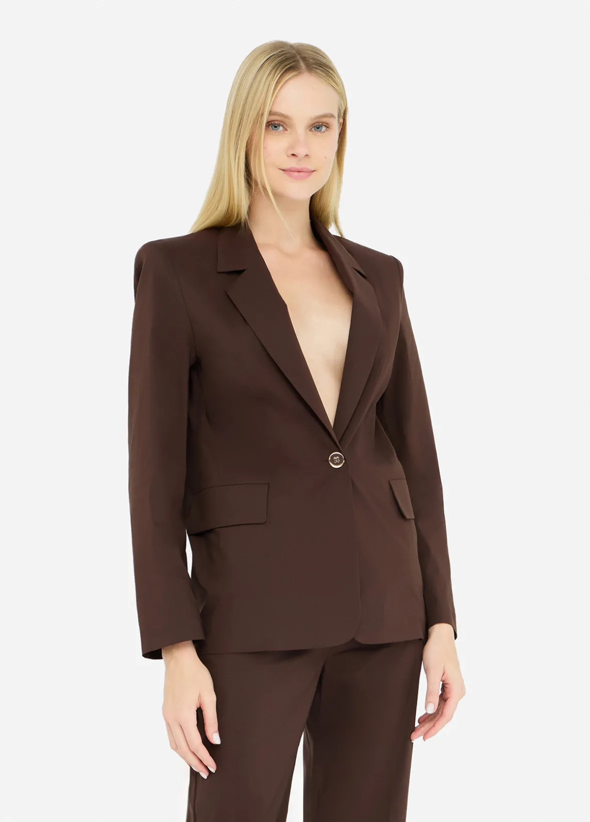 Blazer in popeline