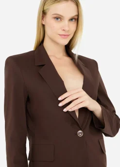 Blazer in popeline