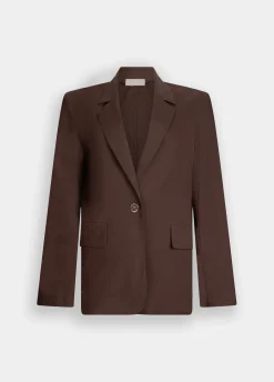 Blazer in popeline