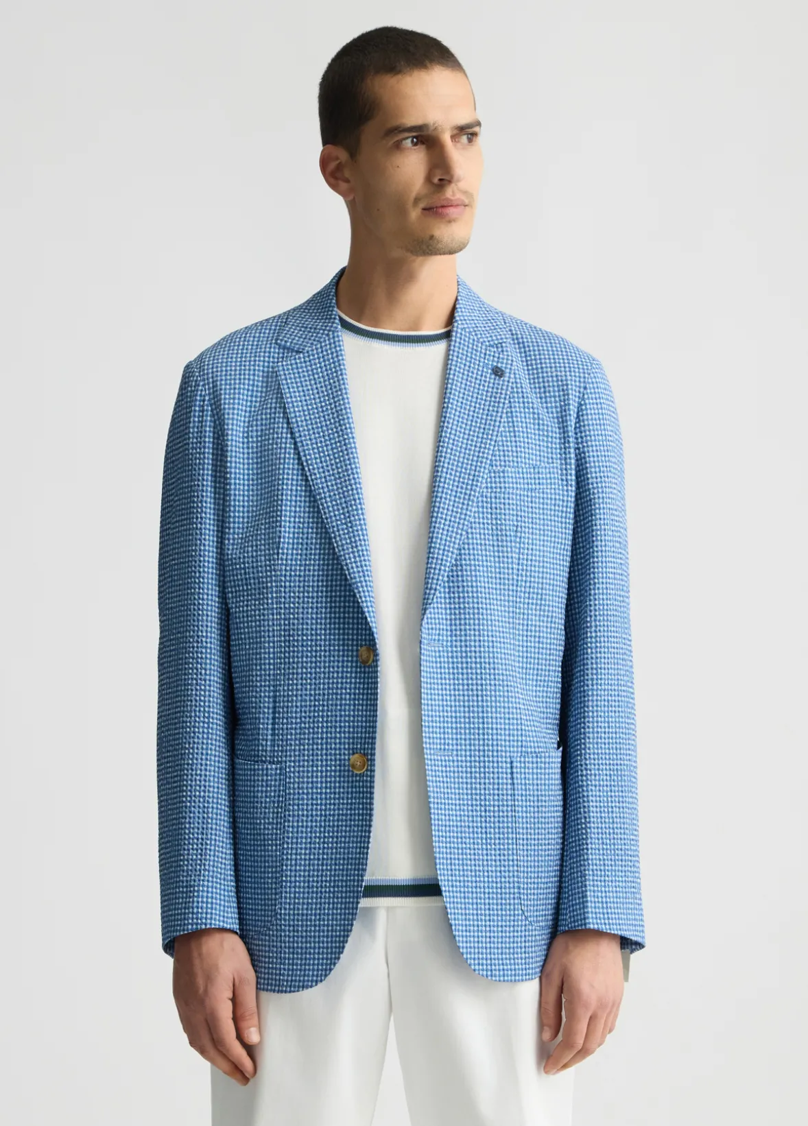 Blazer in seersucker
