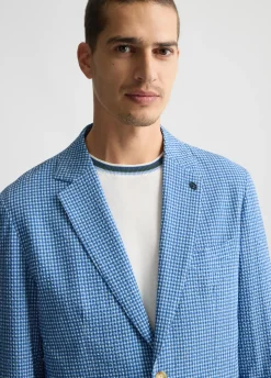 Blazer in seersucker