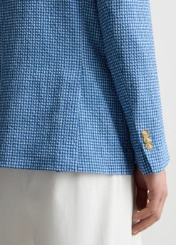 Blazer in seersucker