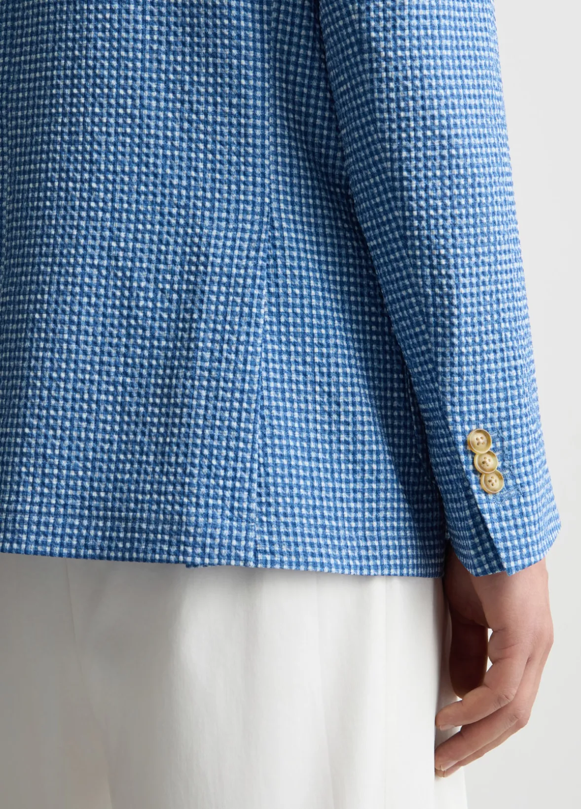 Blazer in seersucker