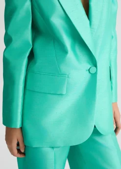 Blazer in shantung