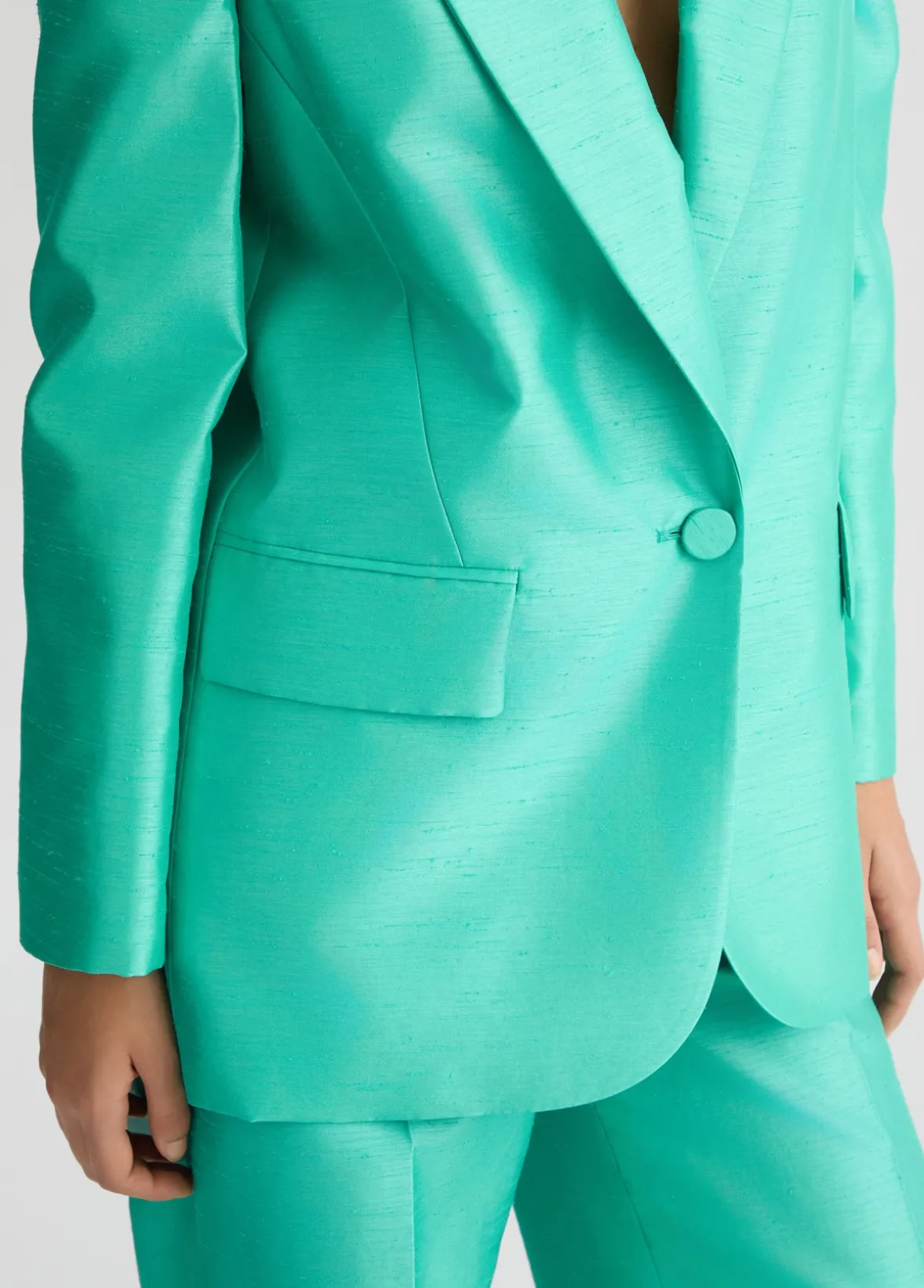 Blazer in shantung