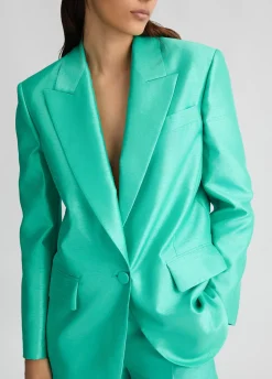 Blazer in shantung