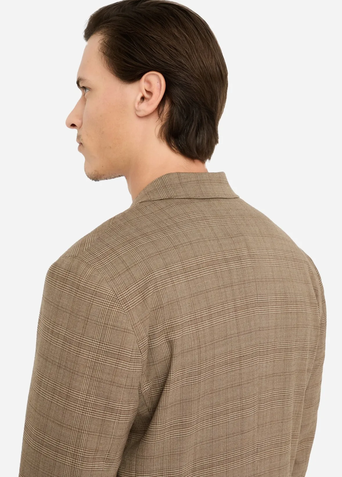 Blazer Principe di Galles in lana