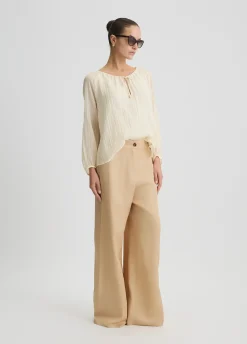 Blusa con laccetti
