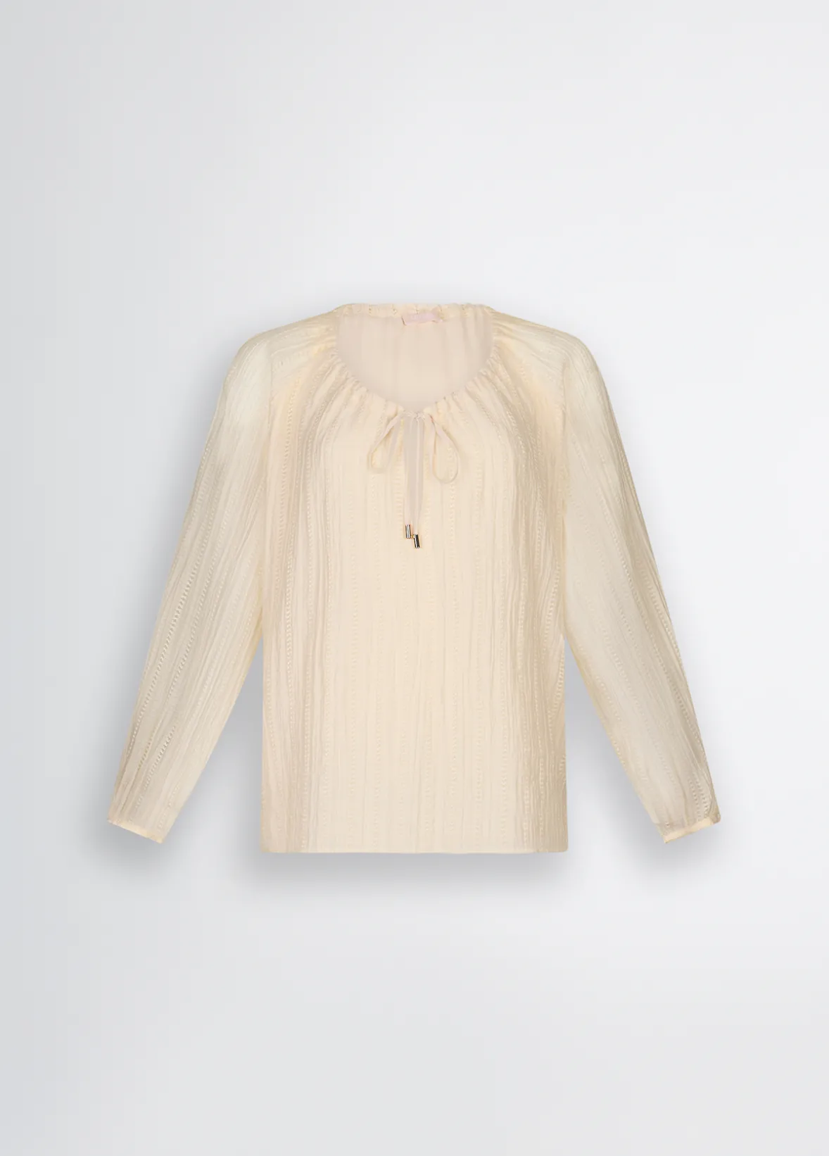 Blusa con laccetti