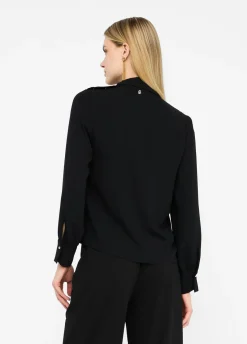 Blusa con sciarpa