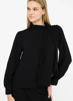 Blusa con sciarpa