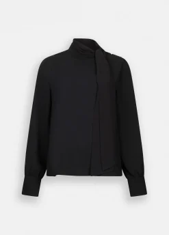 Blusa con sciarpa