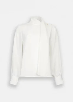 Blusa con sciarpa
