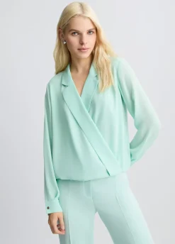 Blusa in georgette