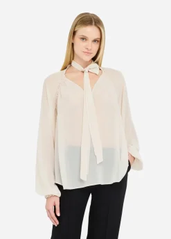 Blusa in georgette
