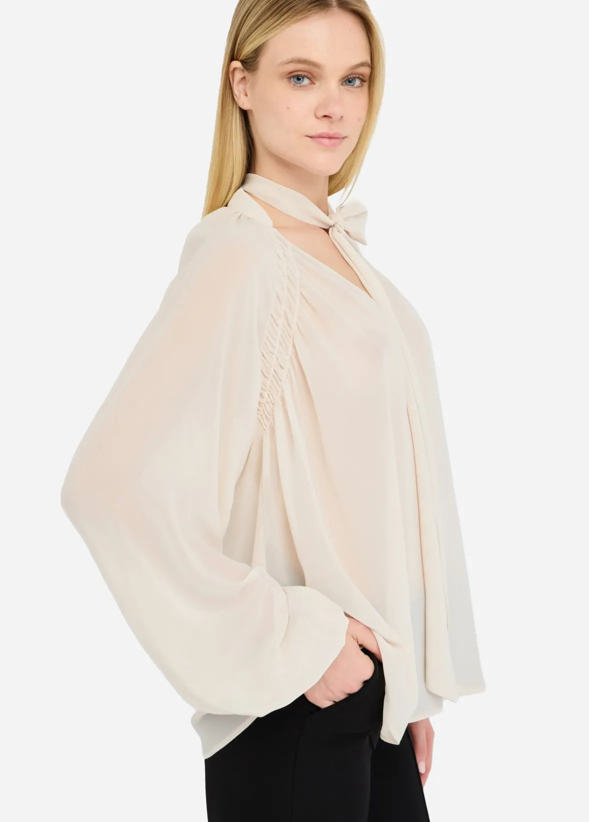 Blusa in georgette