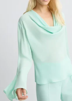 Blusa in georgette