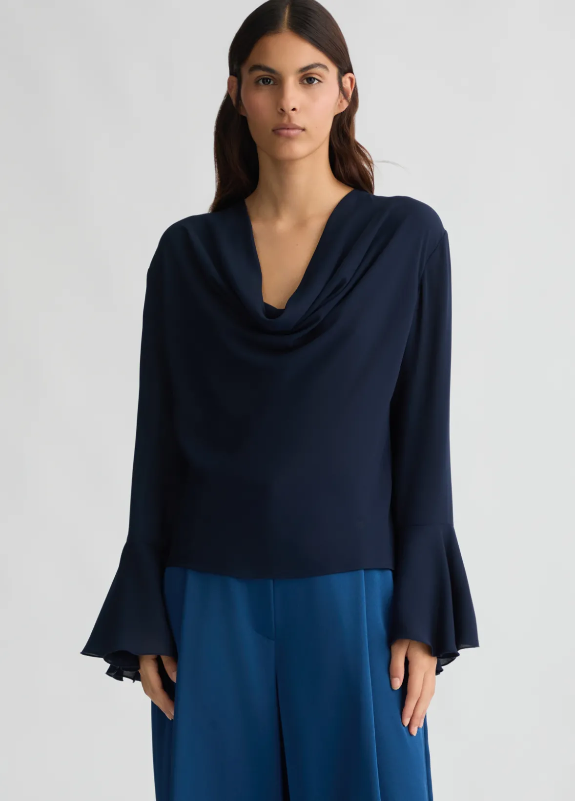 Blusa in georgette