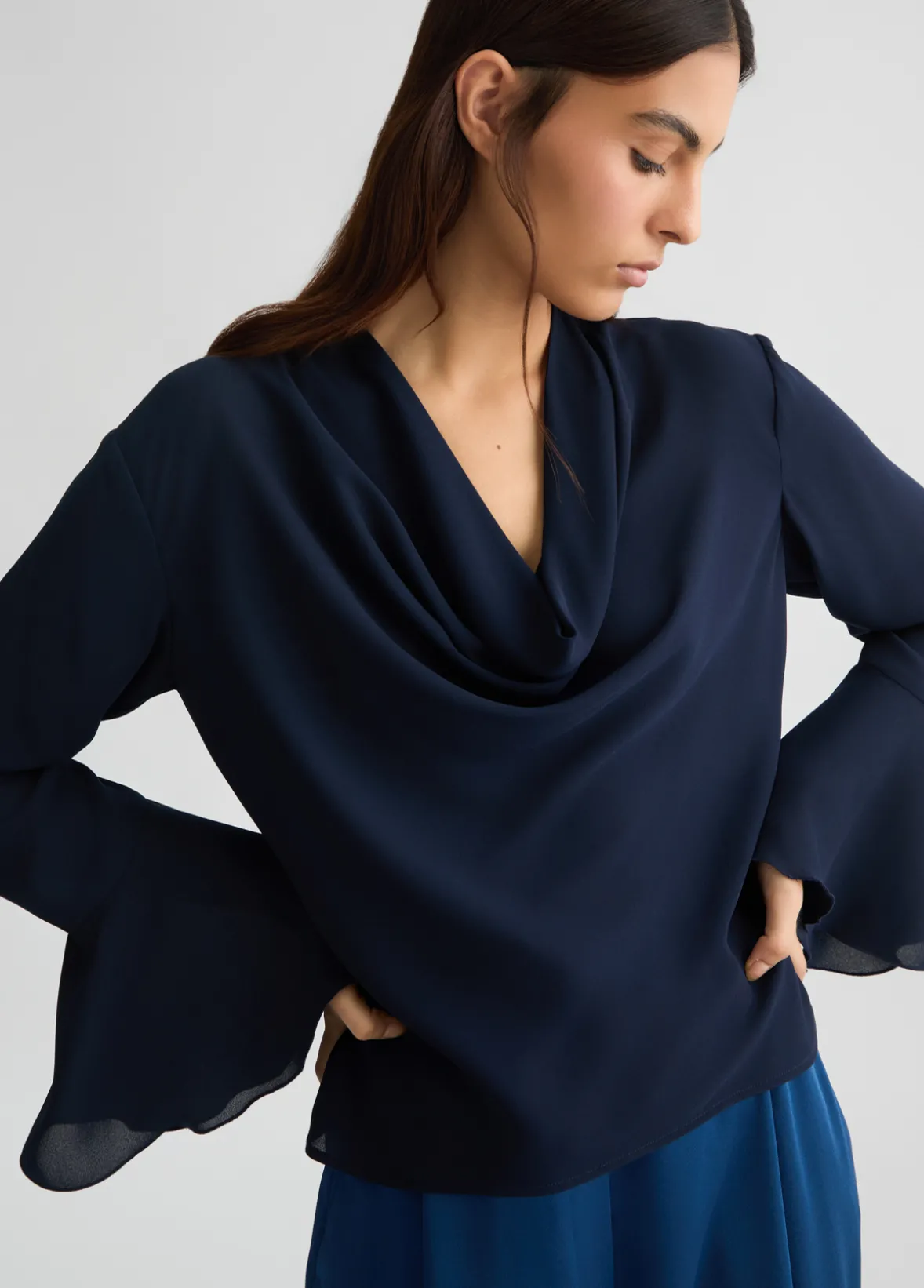 Blusa in georgette