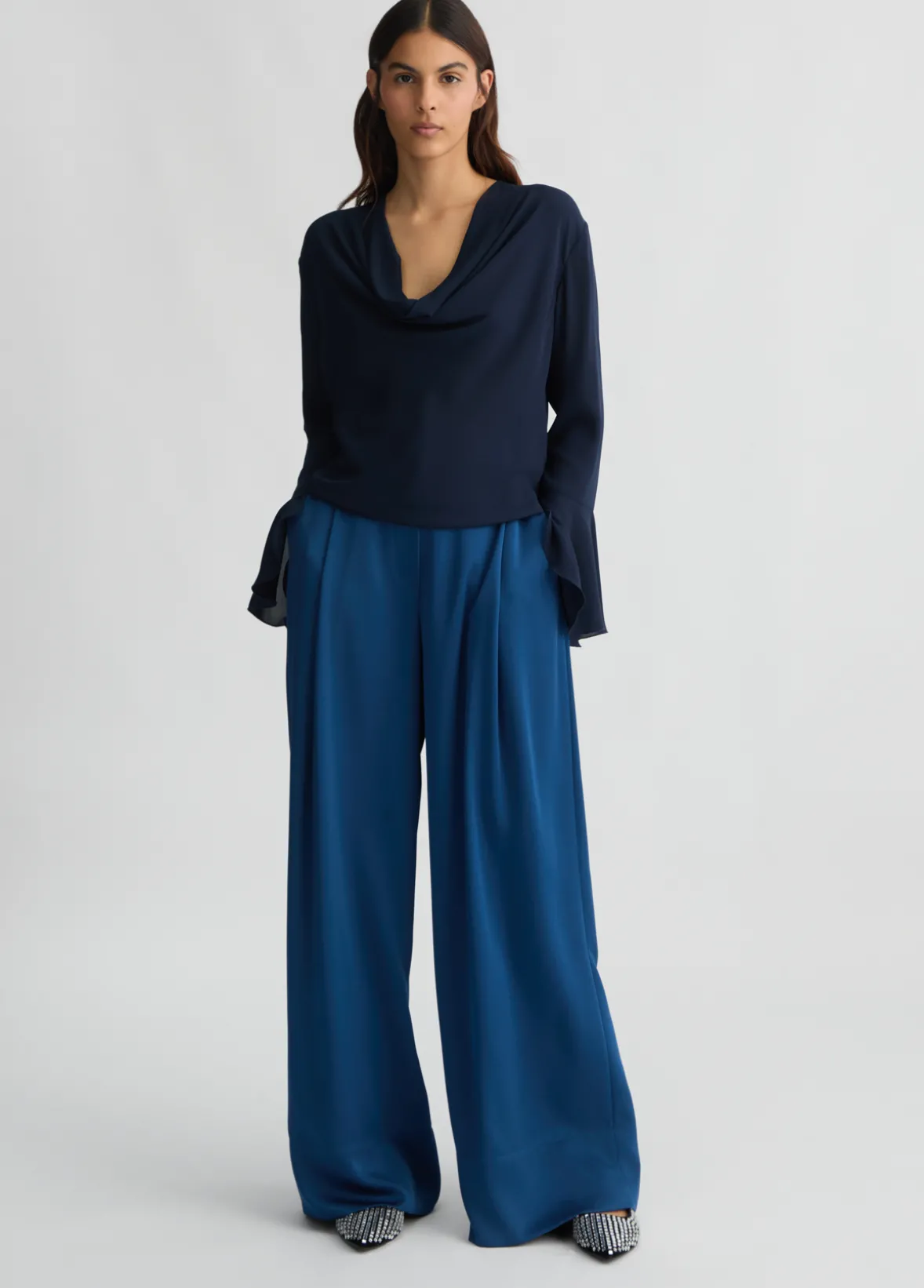 Blusa in georgette