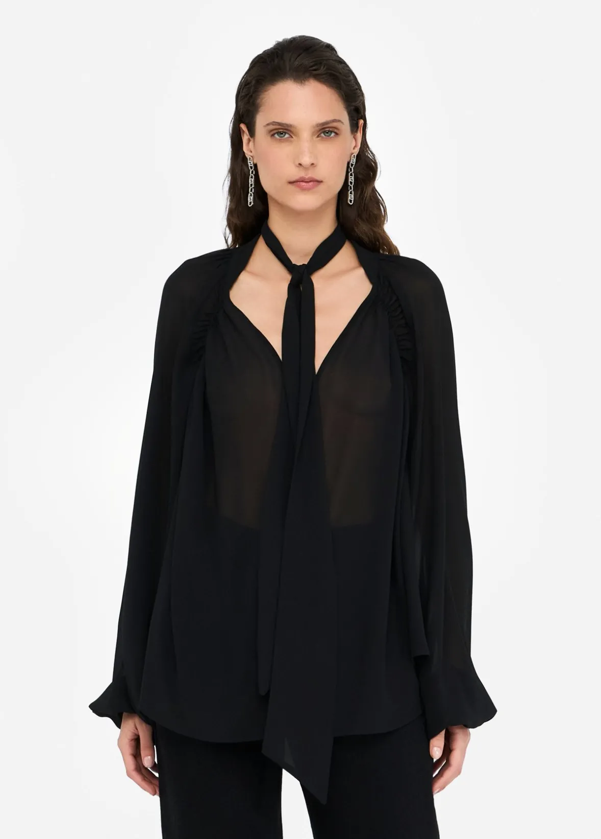 Blusa in georgette