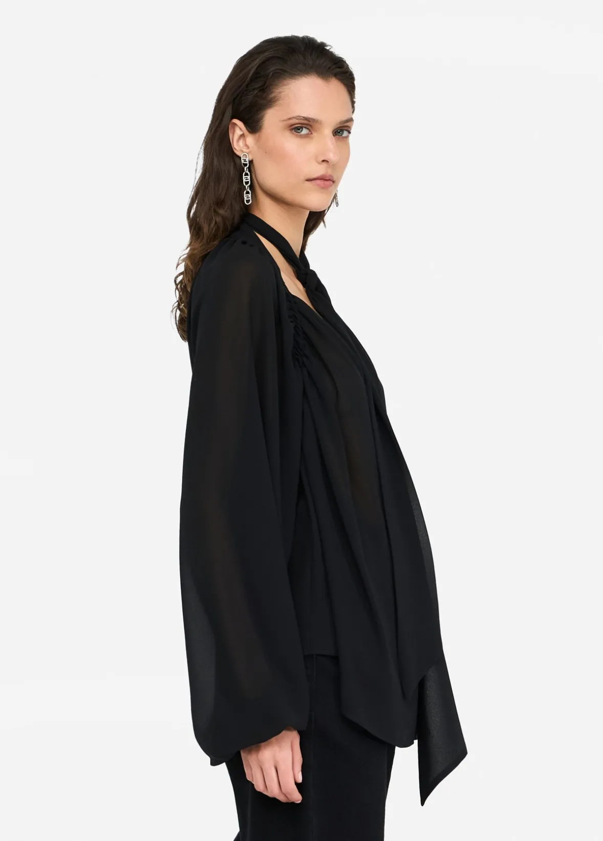 Blusa in georgette