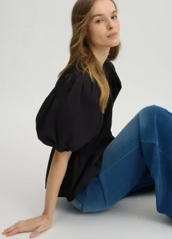 Blusa in popeline