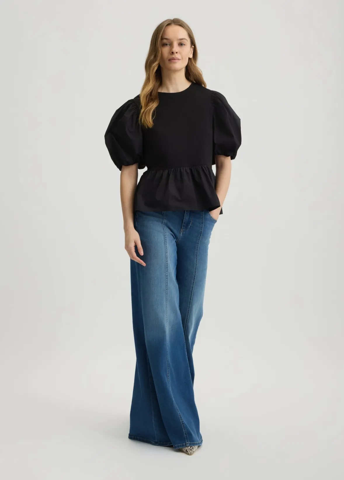 Blusa in popeline