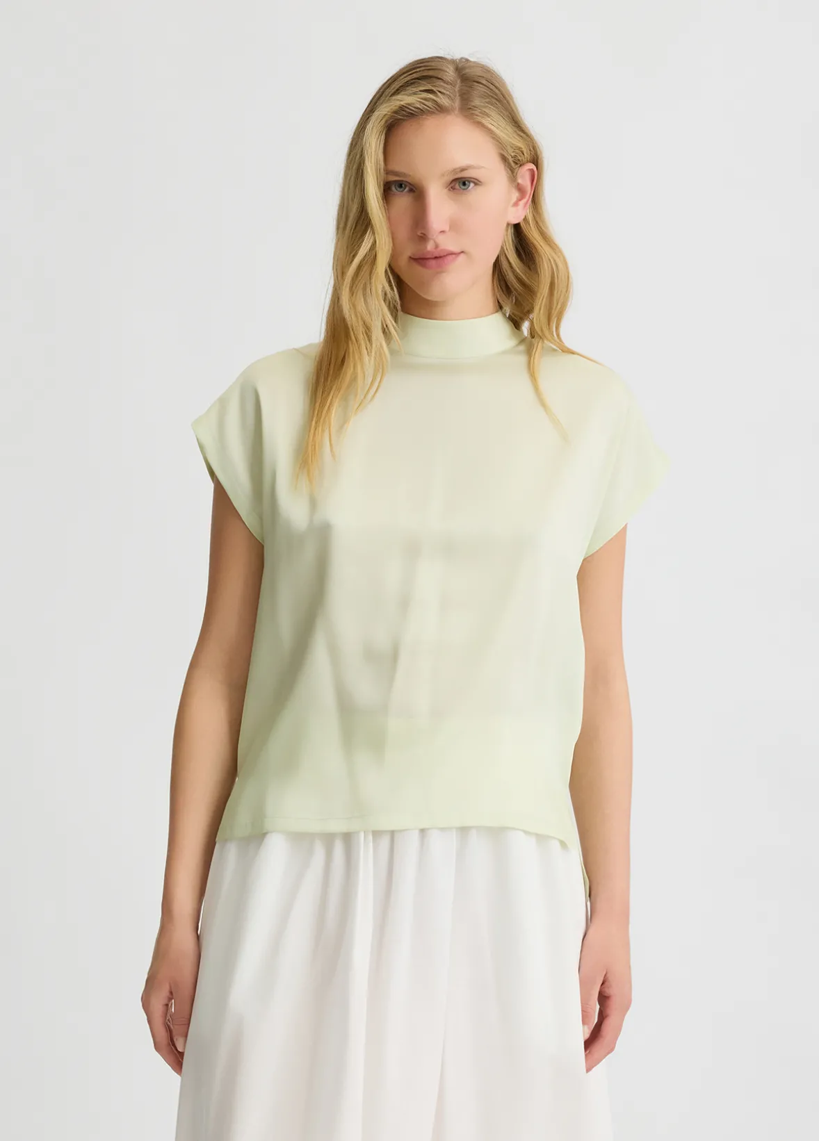 Blusa in twill