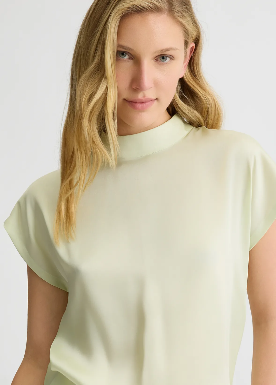 Blusa in twill