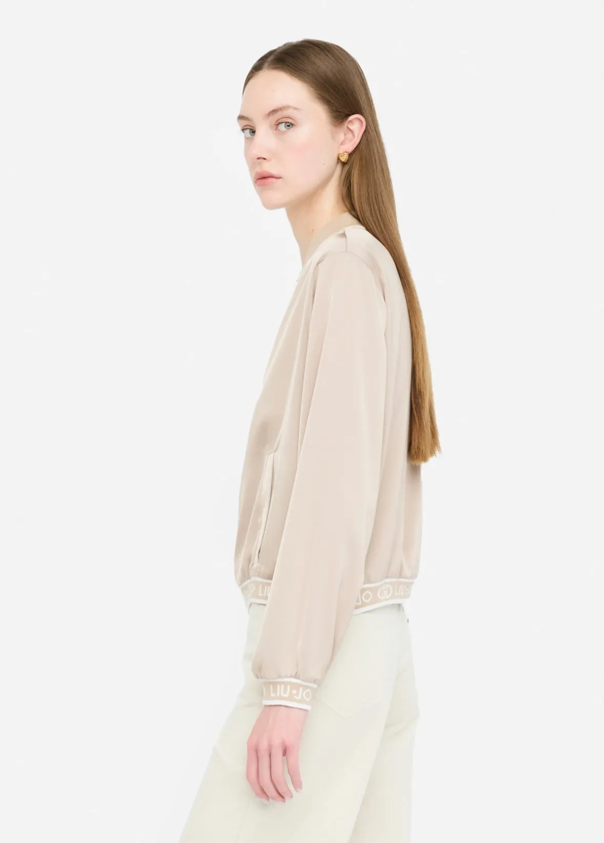 Bomber in raso